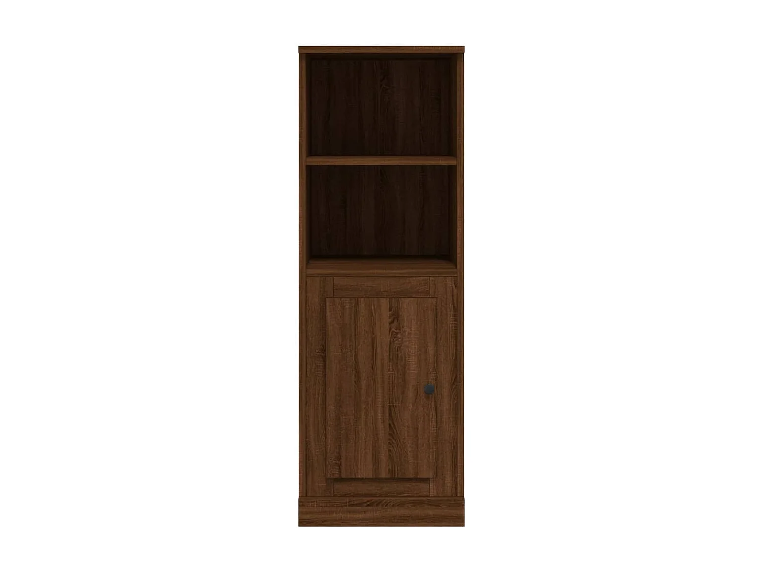 Buffet haut chêne marron 36x35,5x103,5 cm bois d'ingénierie