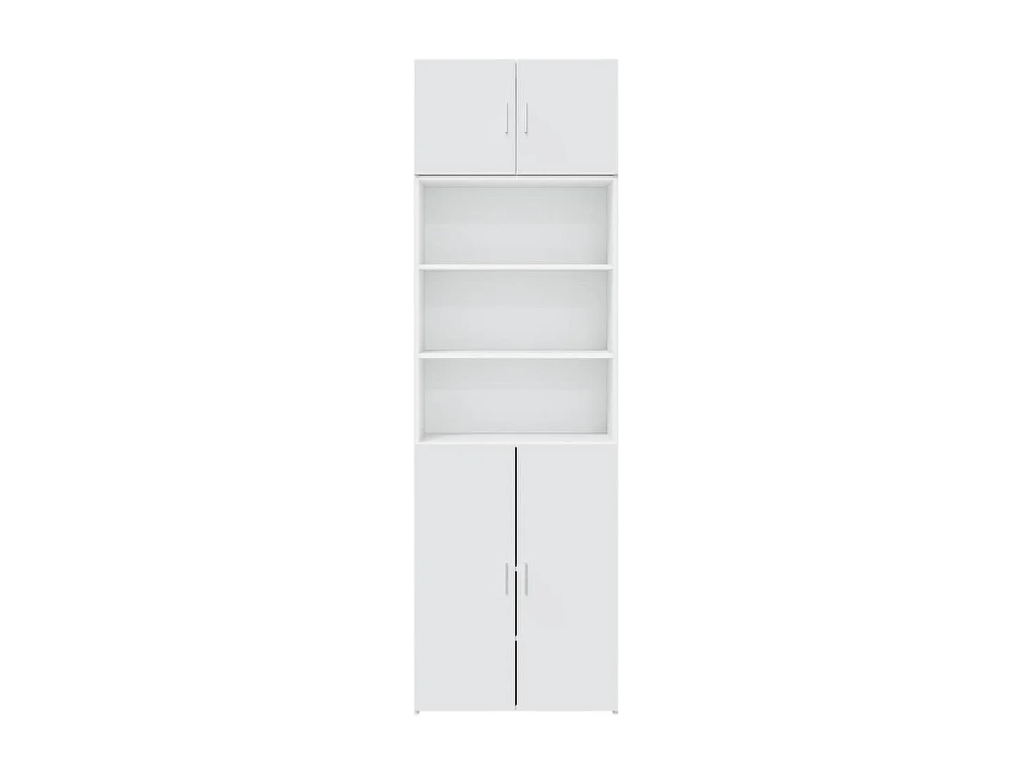 Armoire de rangement blanc 70x42,5x225 cm bois d'ingénierie