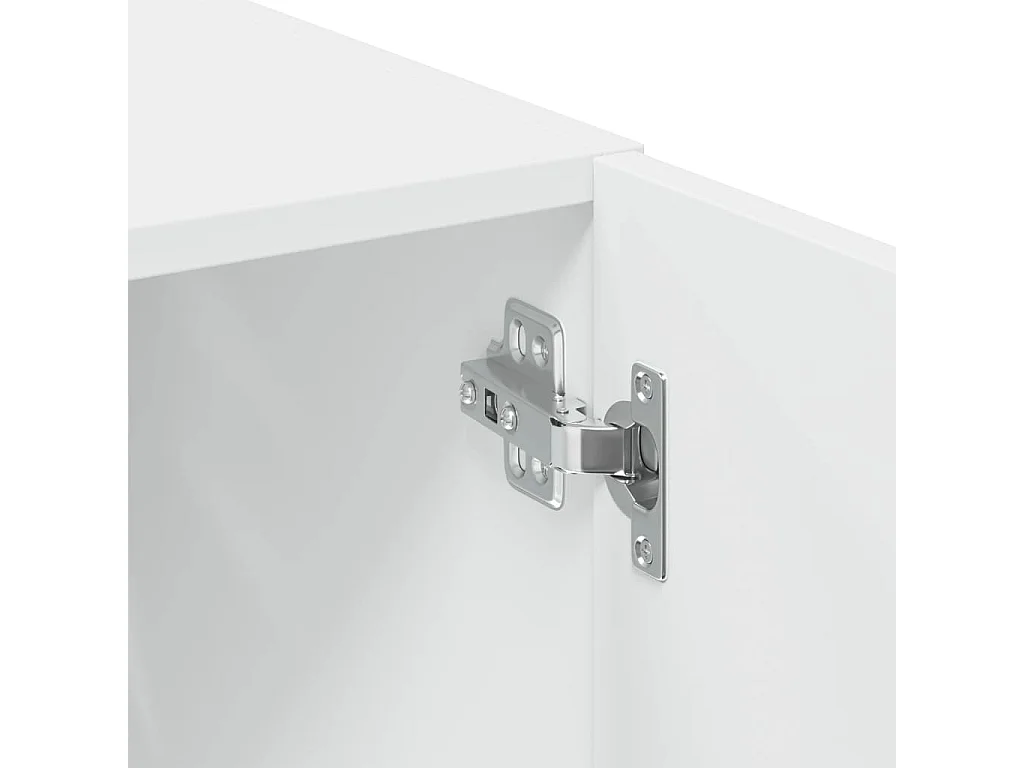 Armoire de rangement blanc 70x42,5x225 cm bois d'ingénierie