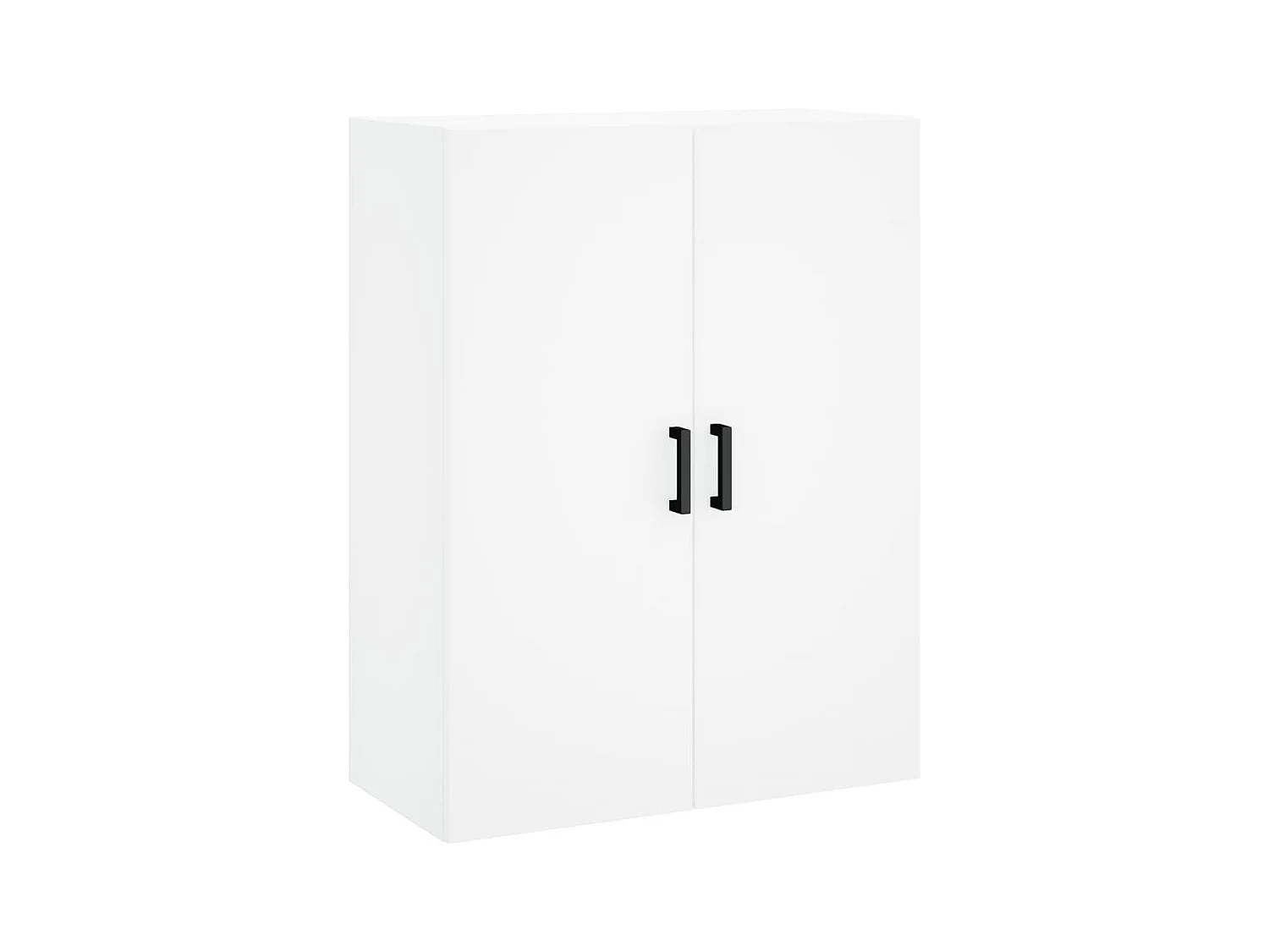 Wit hoog dressoir 69,5x34x180 cm Technisch hout