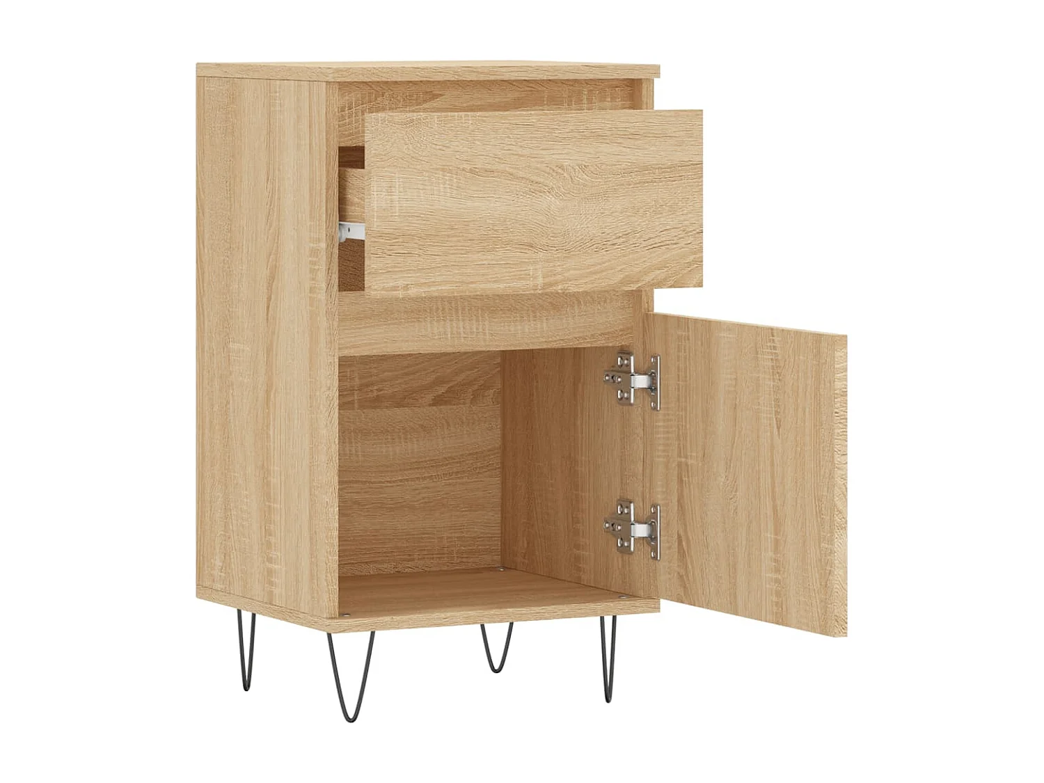 Buffet chêne sonoma 40x35x70 cm bois d'ingénierie