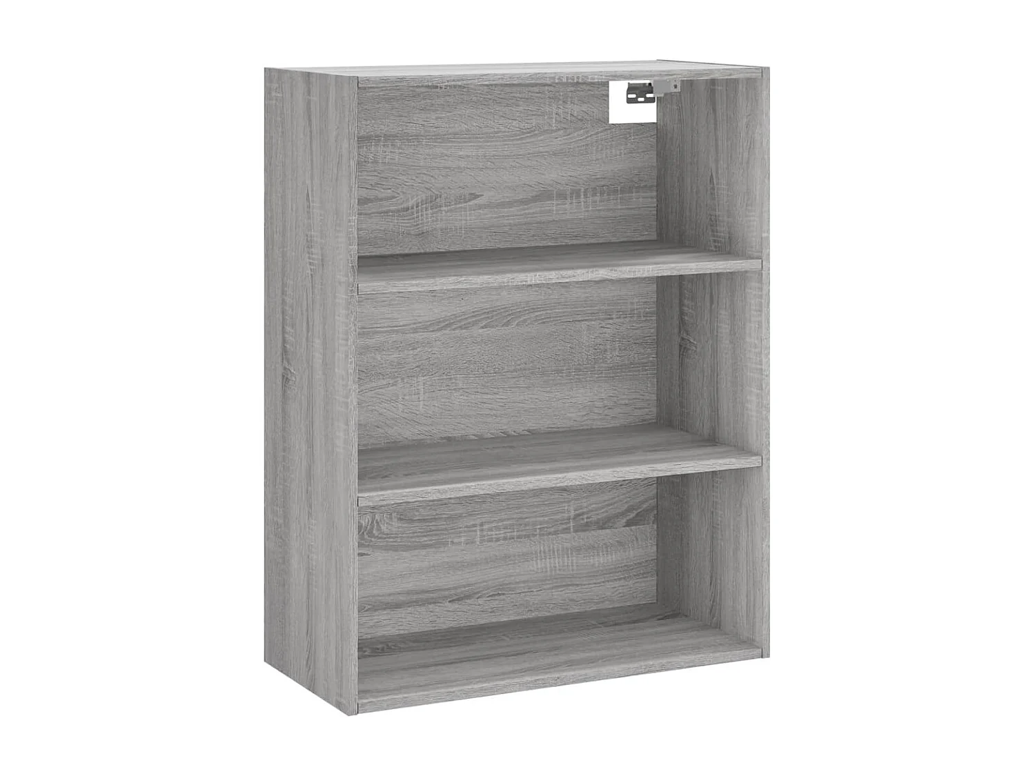Credenza alta Sonoma grigia 69,5x34x180 cm Legno ingegnerizzato