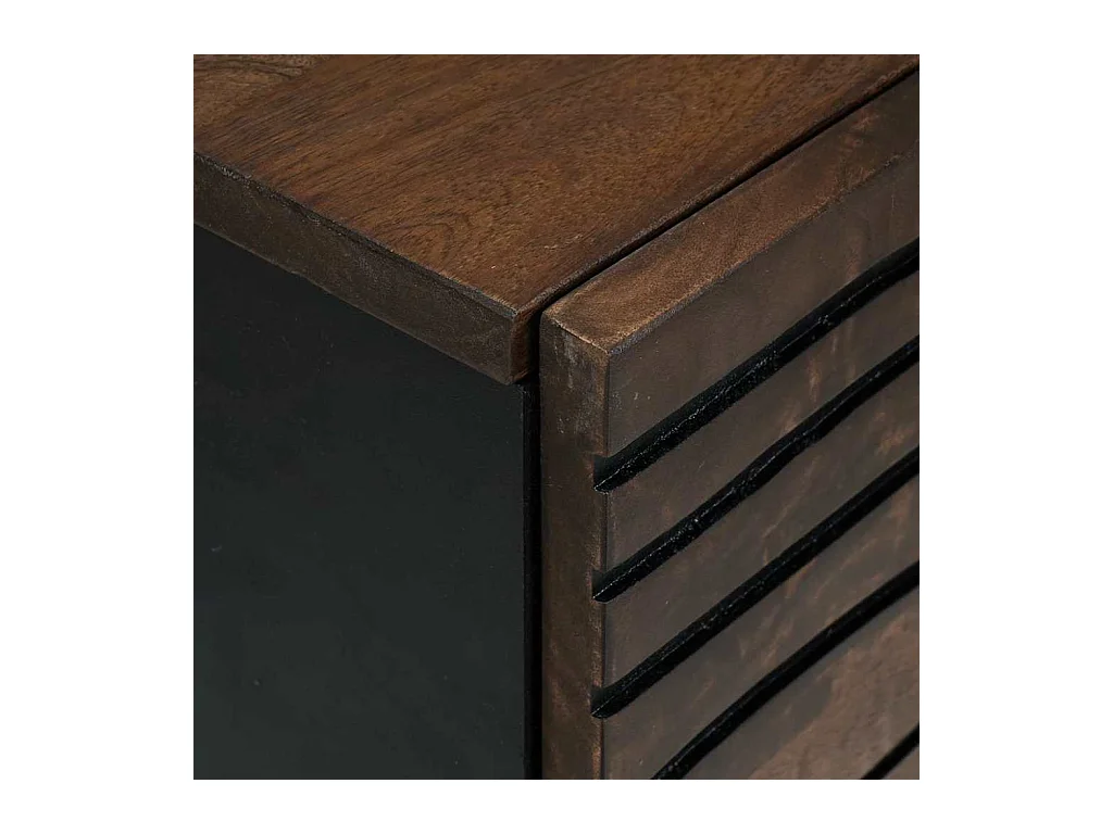 Buffet Marron 40 x 33 x 75 cm bois de manguier massif