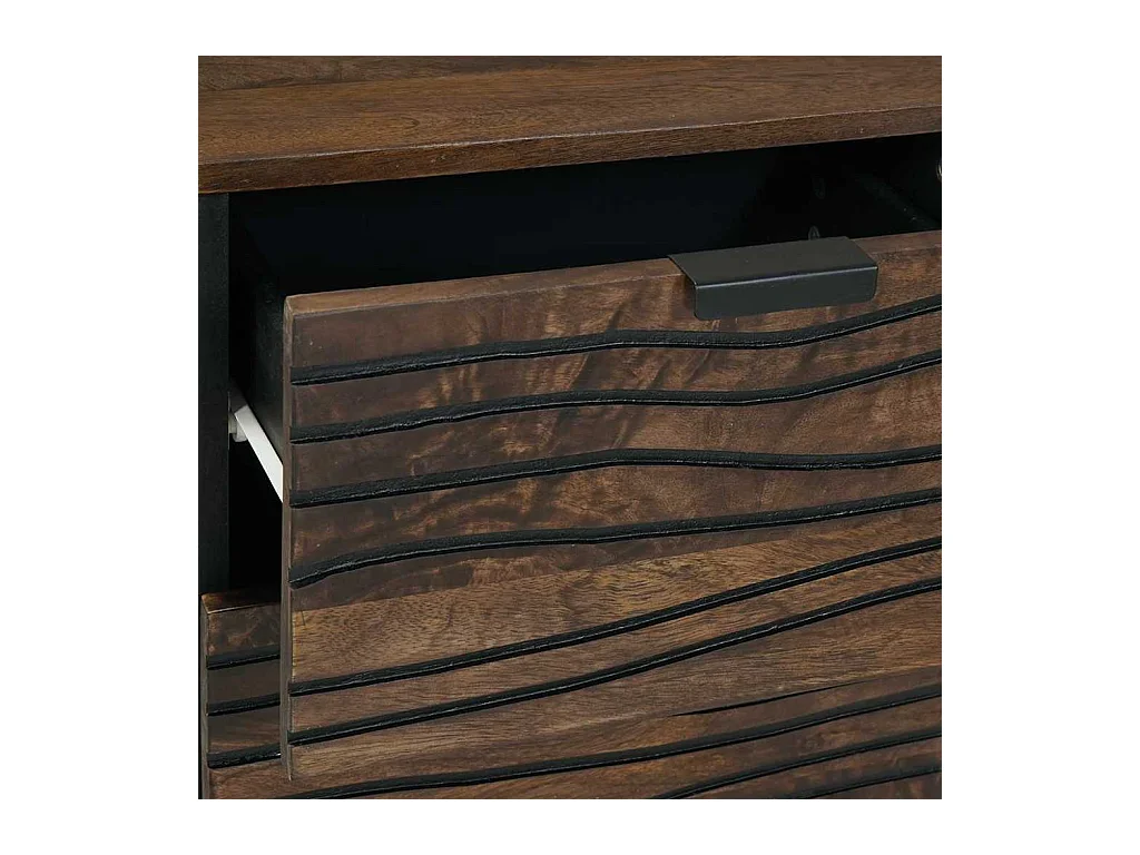 Buffet Marron 40 x 33 x 75 cm bois de manguier massif