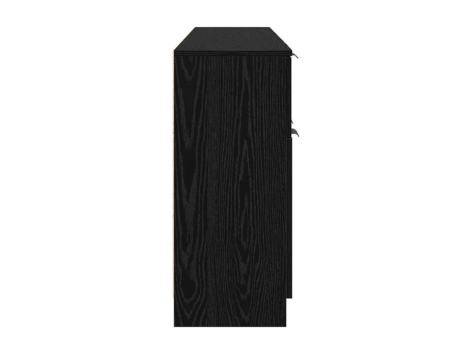 Buffet 3 pcs Chêne noir 60 x 30 x 70 cm Bois d'ingénierie