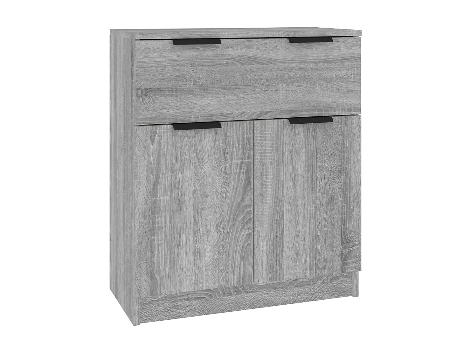 Buffets 3 pcs Sonoma gris Bois d'ingénierie