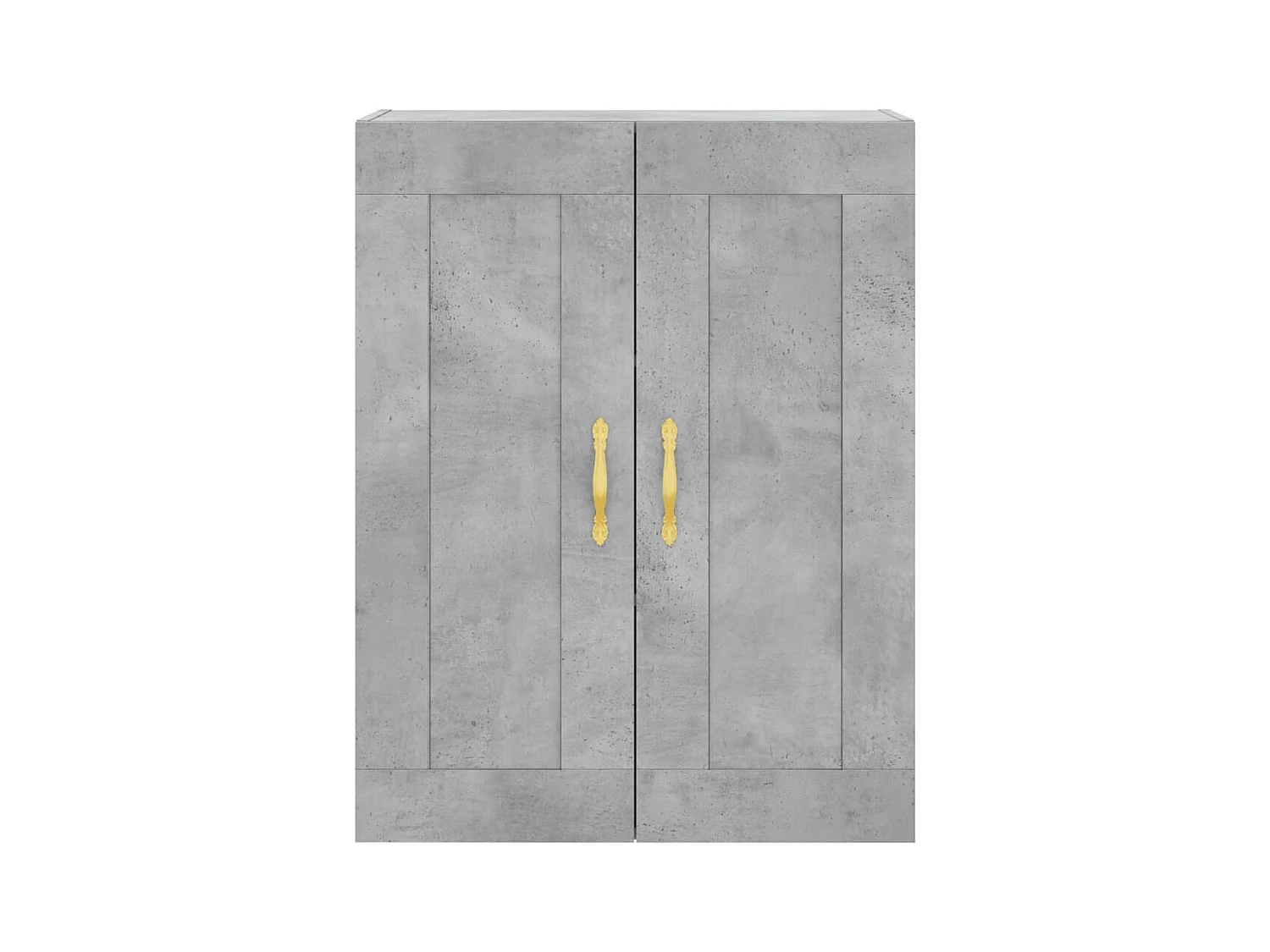 Hoge dressoir Betongrijs 69,5x34x180 cm Technisch hout