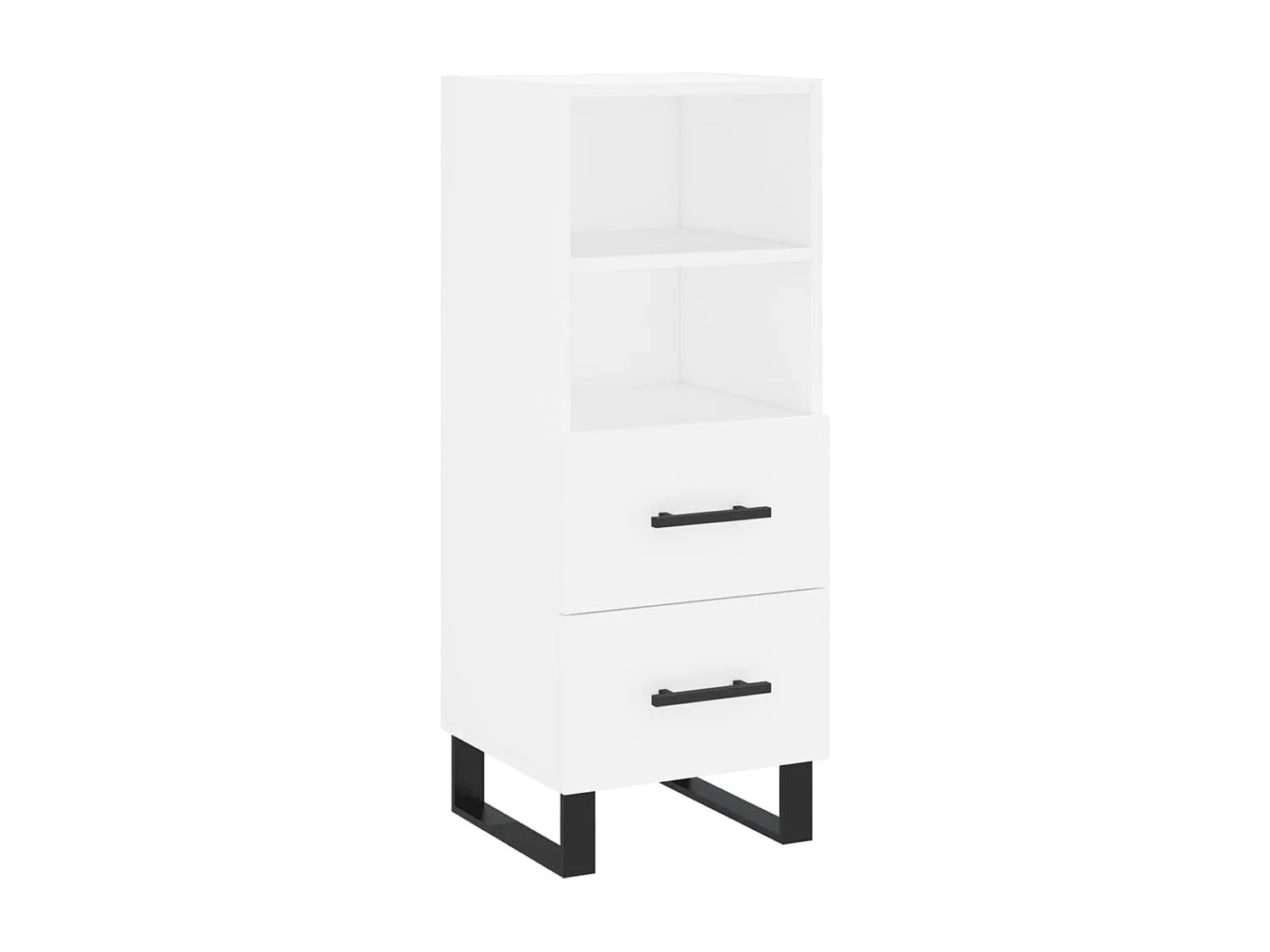 Buffet blanc 34,5x34x90 cm bois d'ingénierie