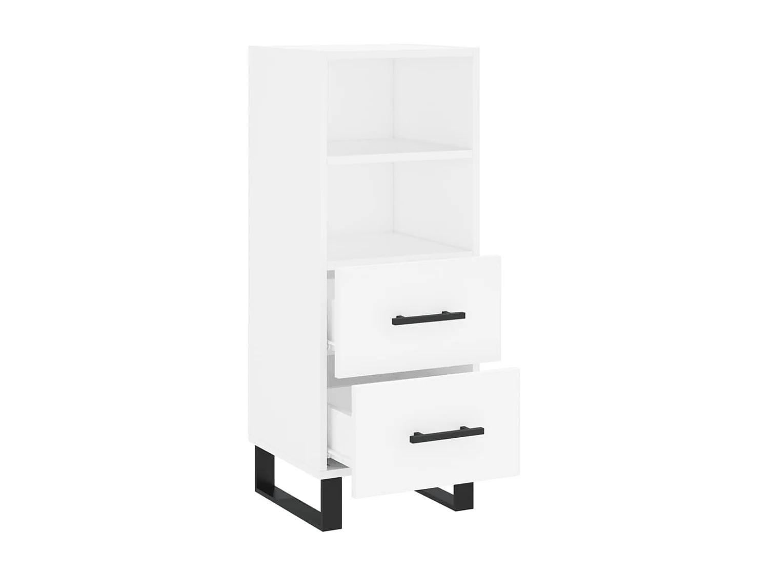 Buffet blanc 34,5x34x90 cm bois d'ingénierie