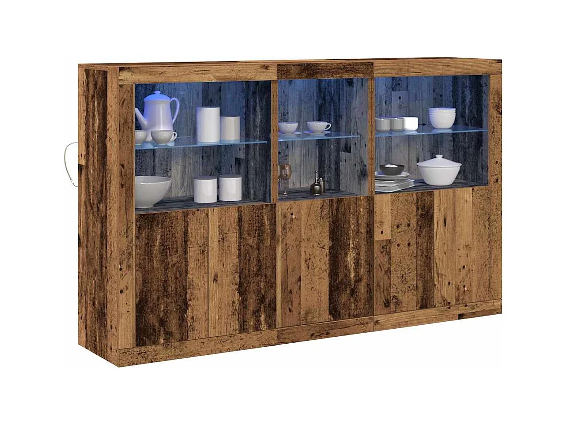 Credenza in legno antico 162 x 37 x 100 cm Legno ingegnerizzato