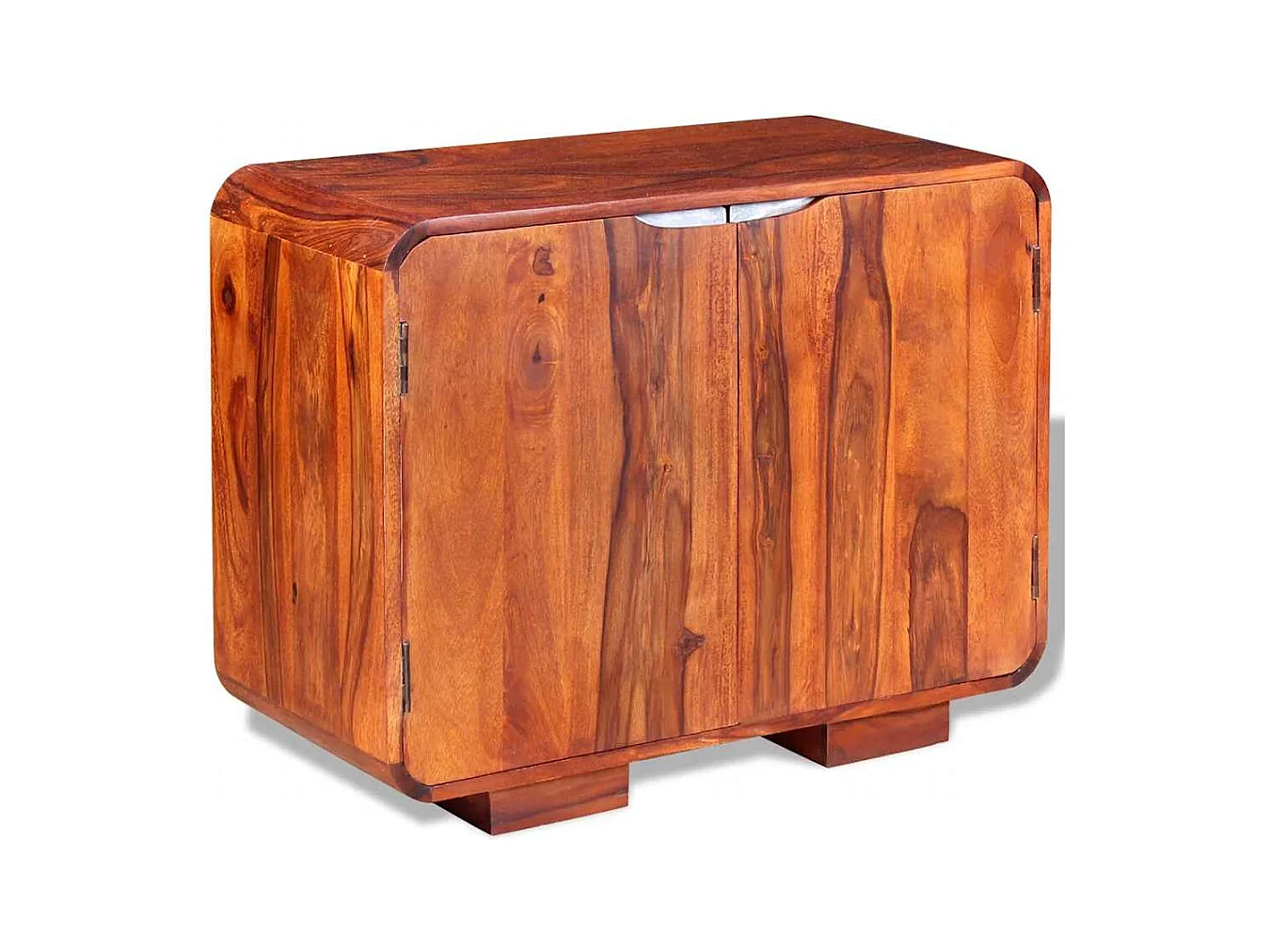 Aparador de madera maciza 75x35x60 cm