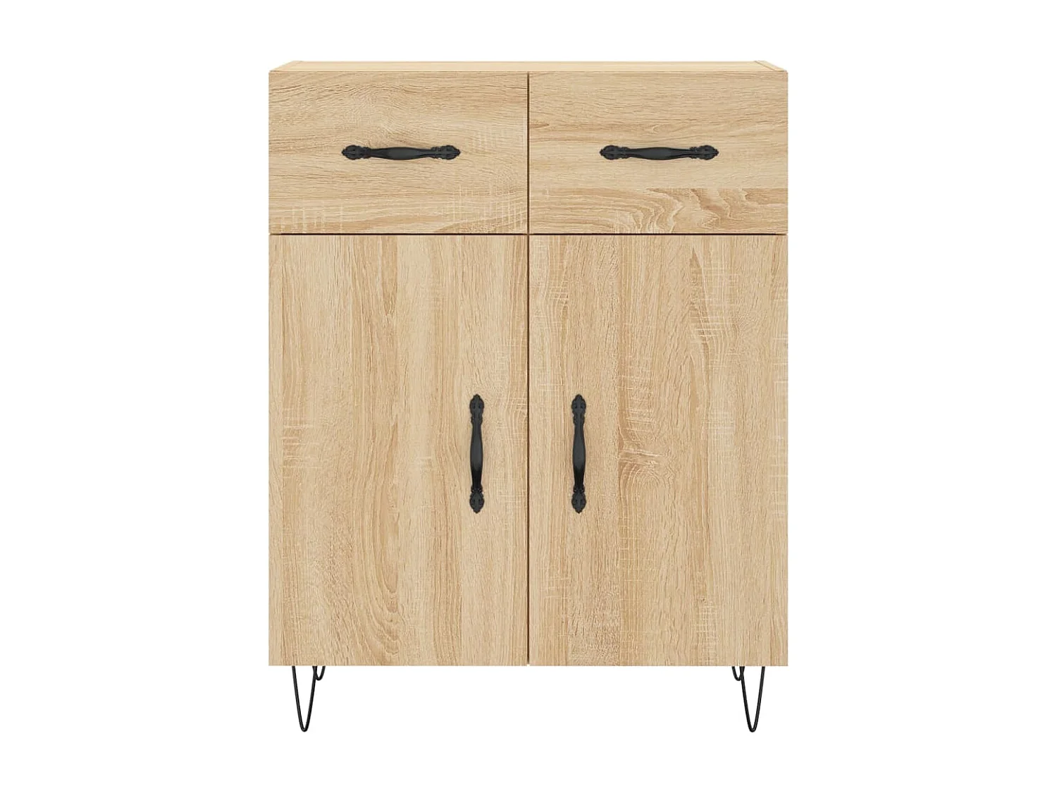 Credenza in rovere Sonoma 69,5x34x90 cm in legno ingegnerizzato