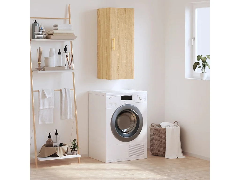 Sonoma eiken wandkast 34,5x34x90 cm