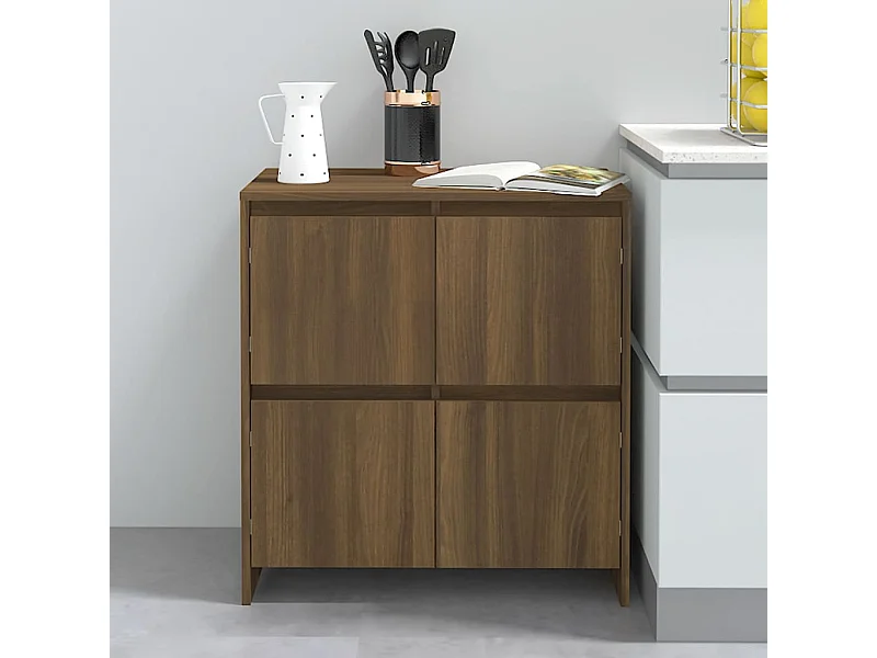 Dressoir Bruin Eiken 70x41x75 cm Technisch hout