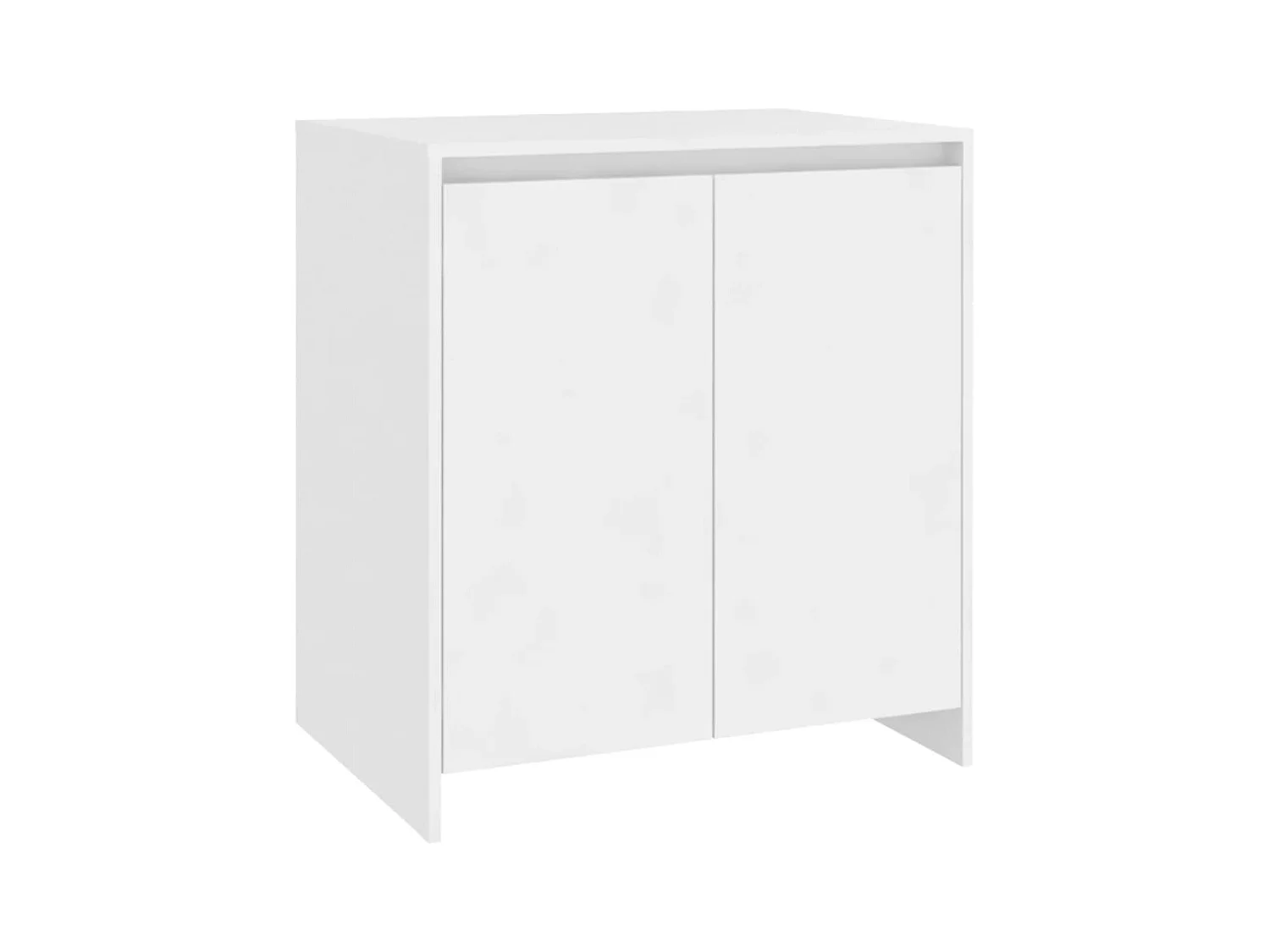 Buffets 3 pcs Blanc Bois d'ingénierie