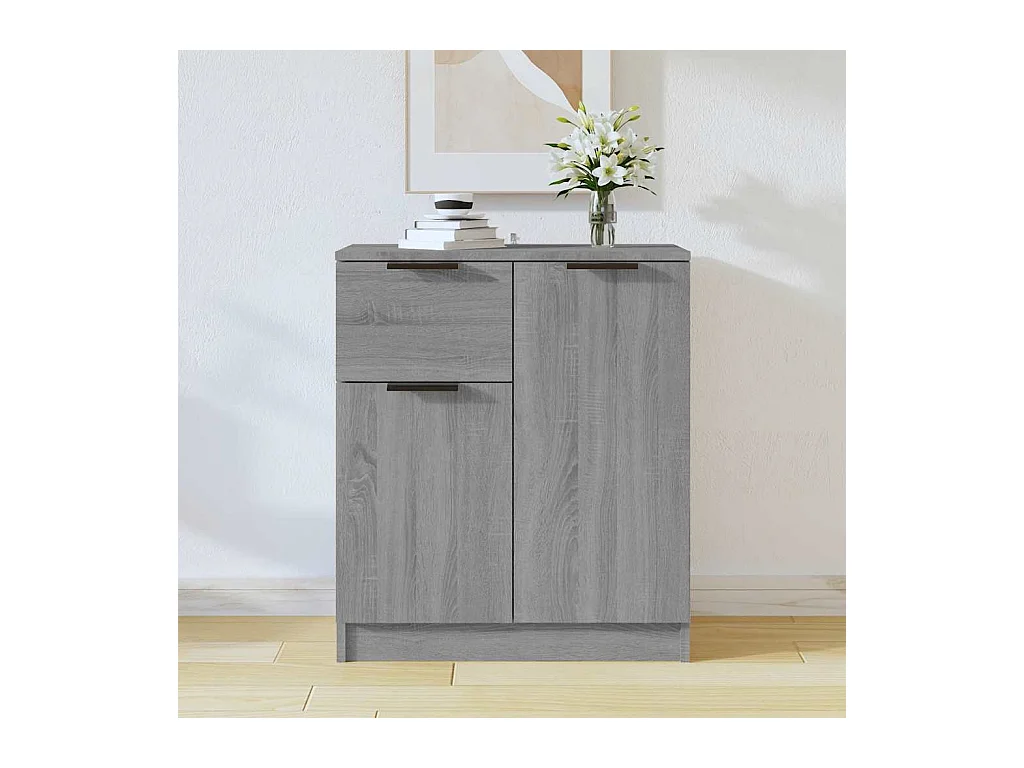 Buffet Sonoma gris 60x30x70 cm Bois d'ingénierie