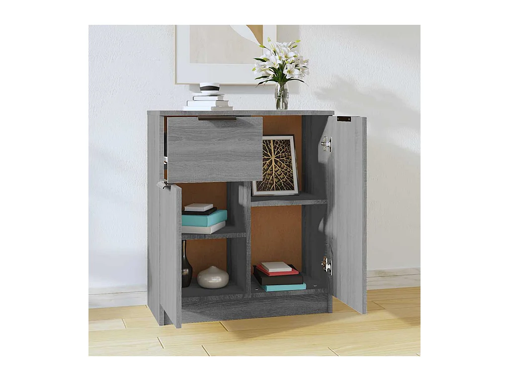 Buffet Sonoma gris 60x30x70 cm Bois d'ingénierie