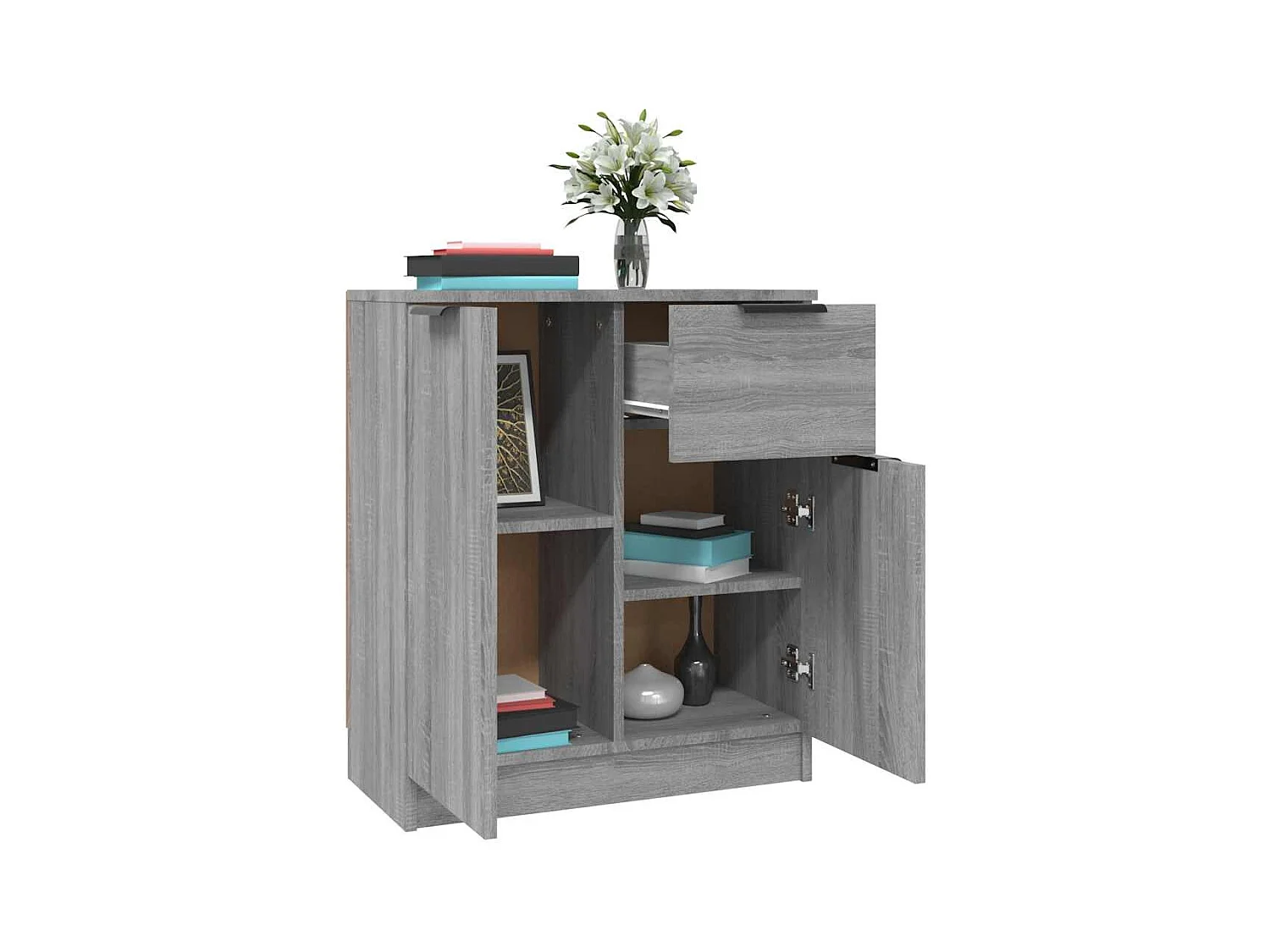 Buffet Sonoma gris 60x30x70 cm Bois d'ingénierie