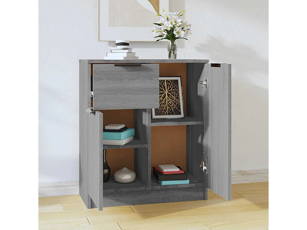 Buffet Sonoma gris 60x30x70 cm Bois d'ingénierie