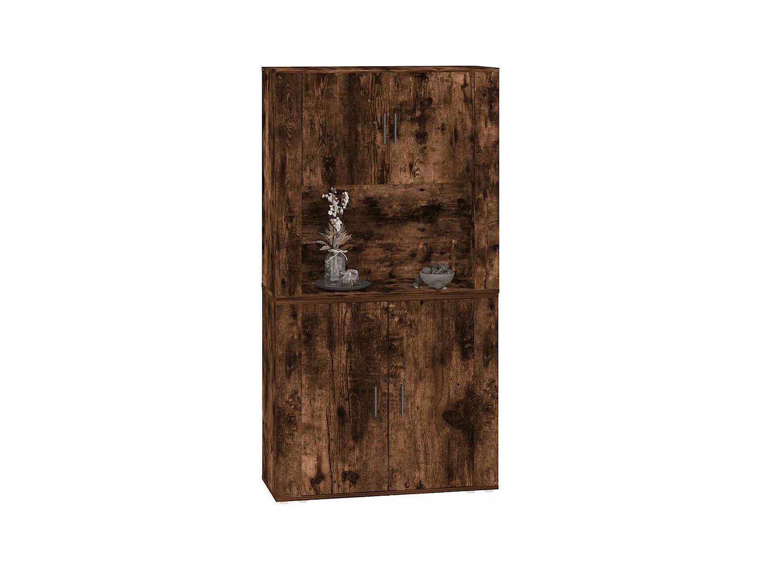 Buffet haut Chêne fumé Bois d'ingénierie