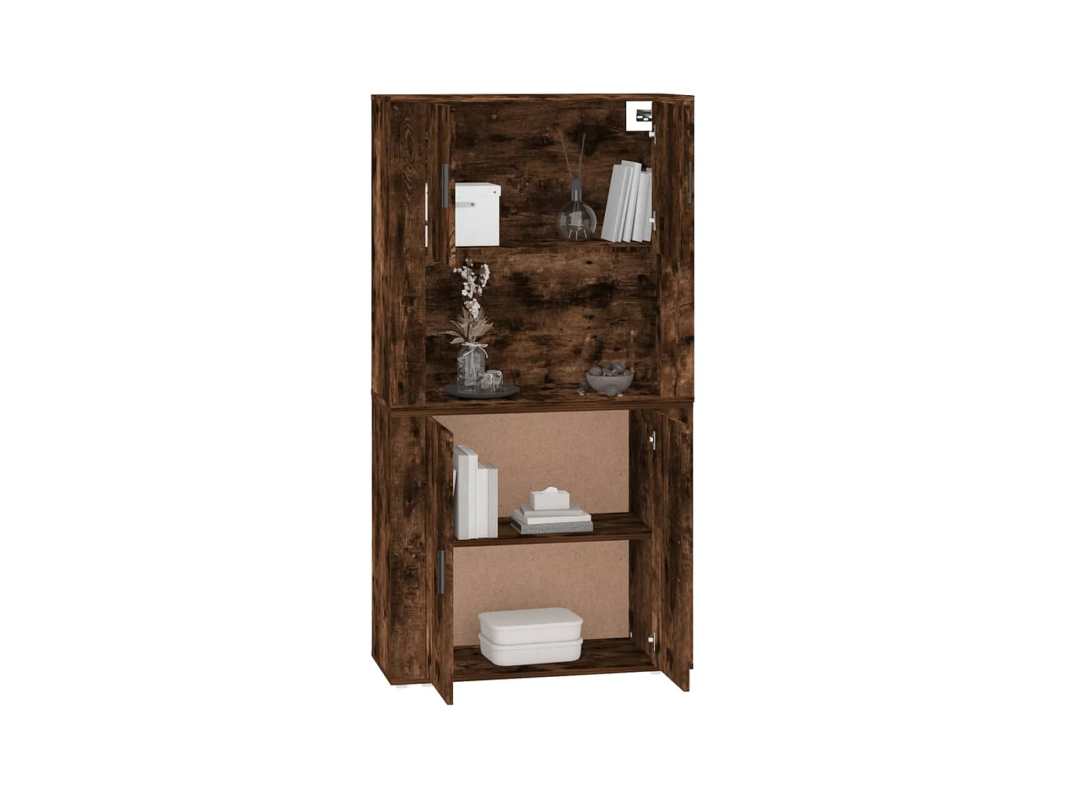 Buffet haut Chêne fumé Bois d'ingénierie