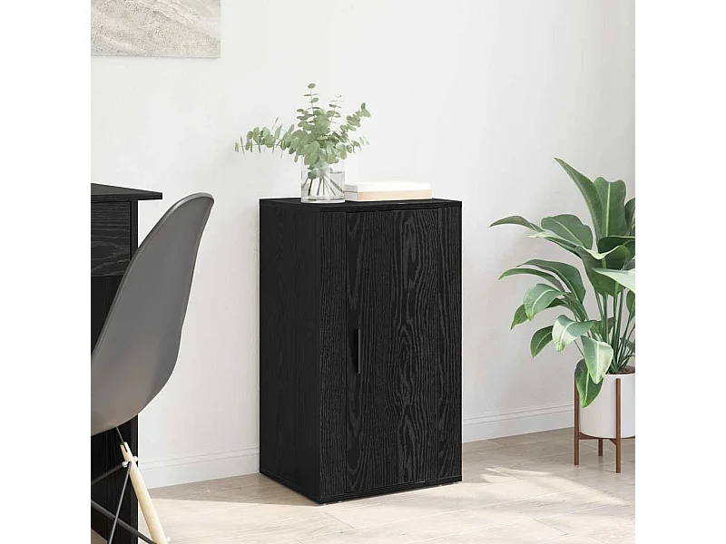 Buffet Chêne noir 40 x 33 x 70 cm Bois d'ingénierie