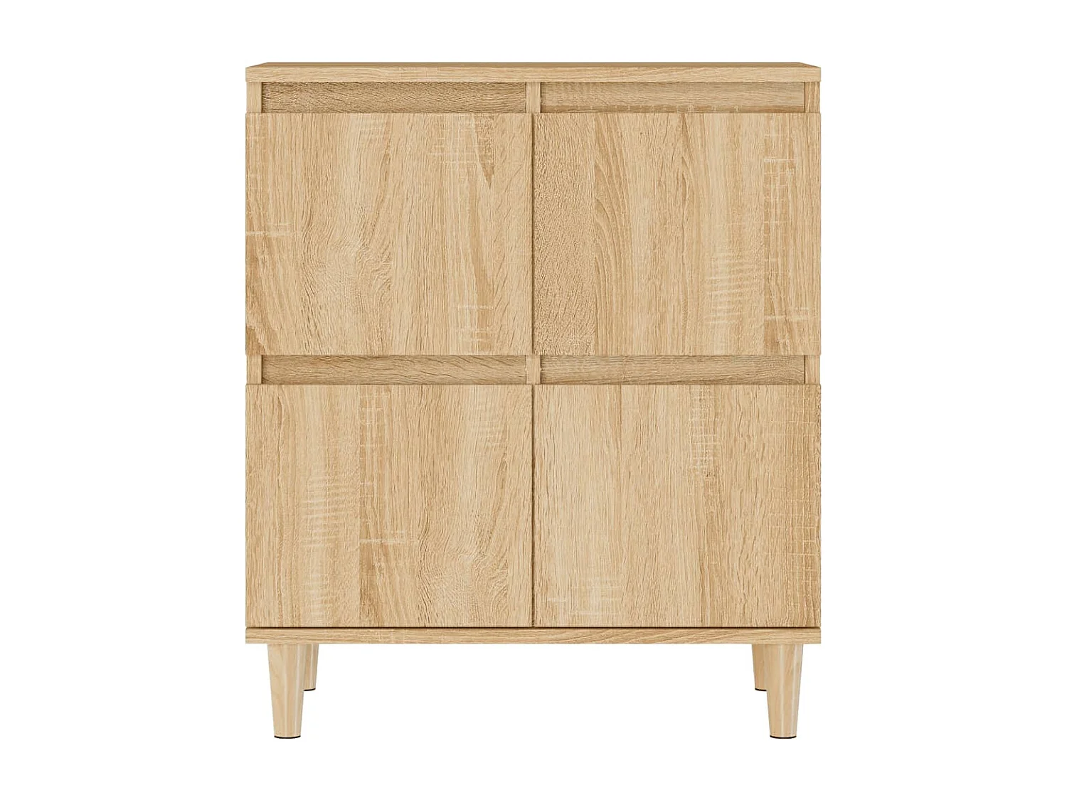 Buffets 2 pcs chêne sonoma 60x35x70 cm bois d'ingénierie