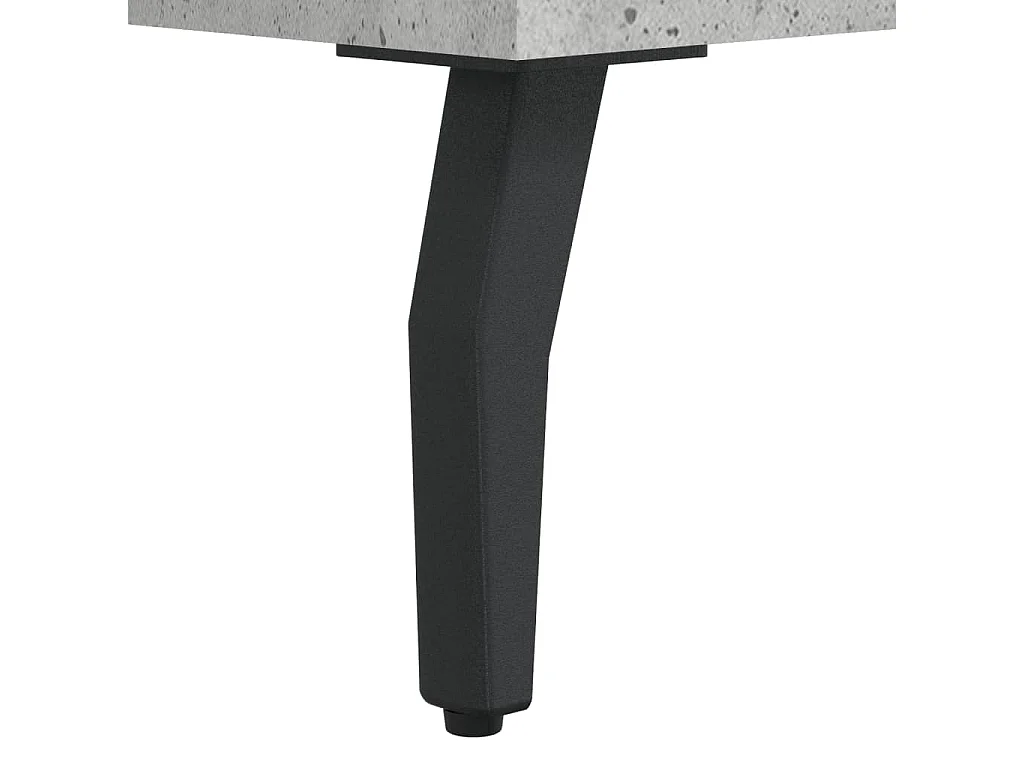 Buffet haut Gris béton 34,5x34x180 cm Bois d'ingénierie