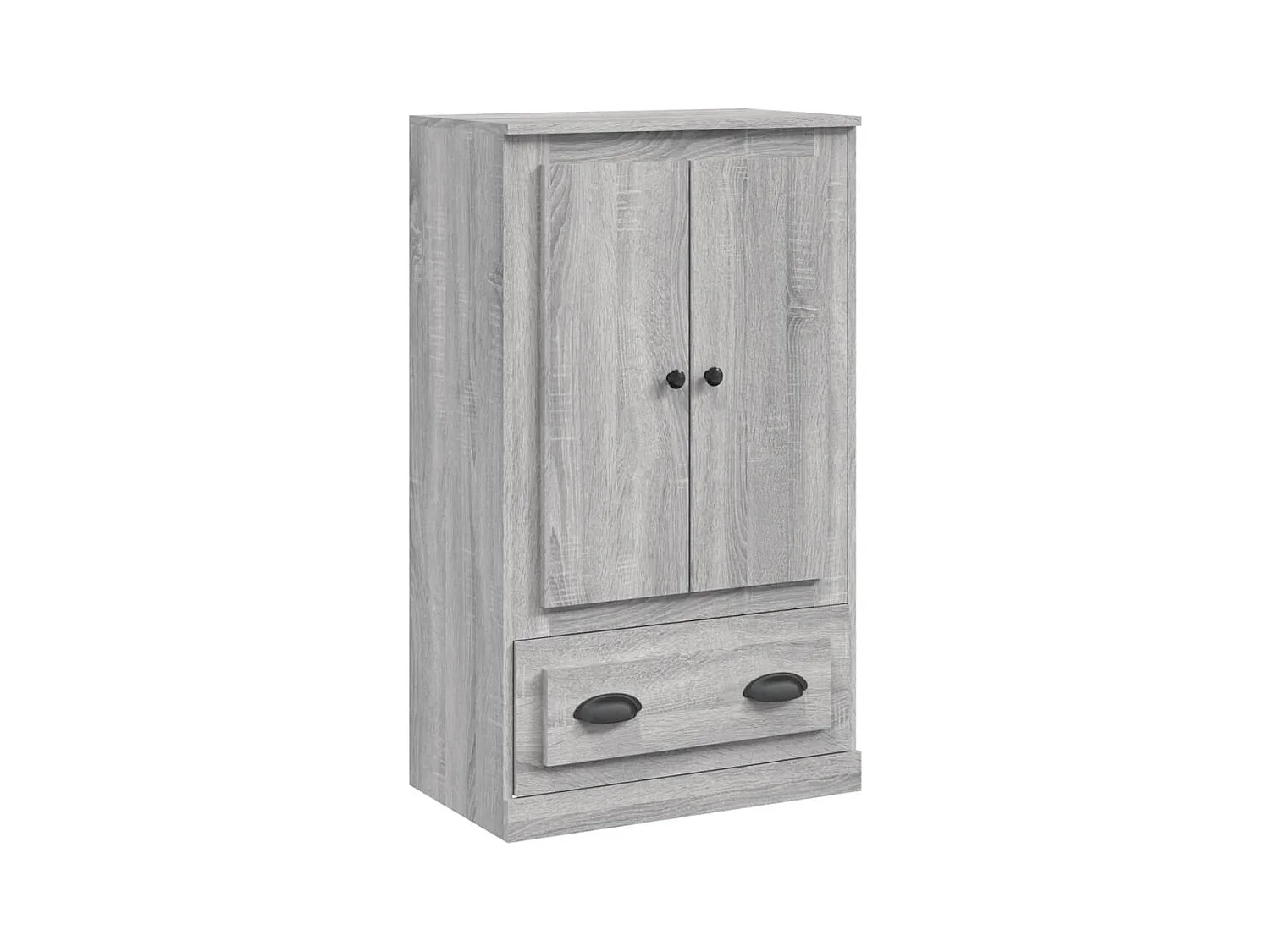 Aparador alto Sonoma gris 60x35,5x103,5 cm madera de ingeniería