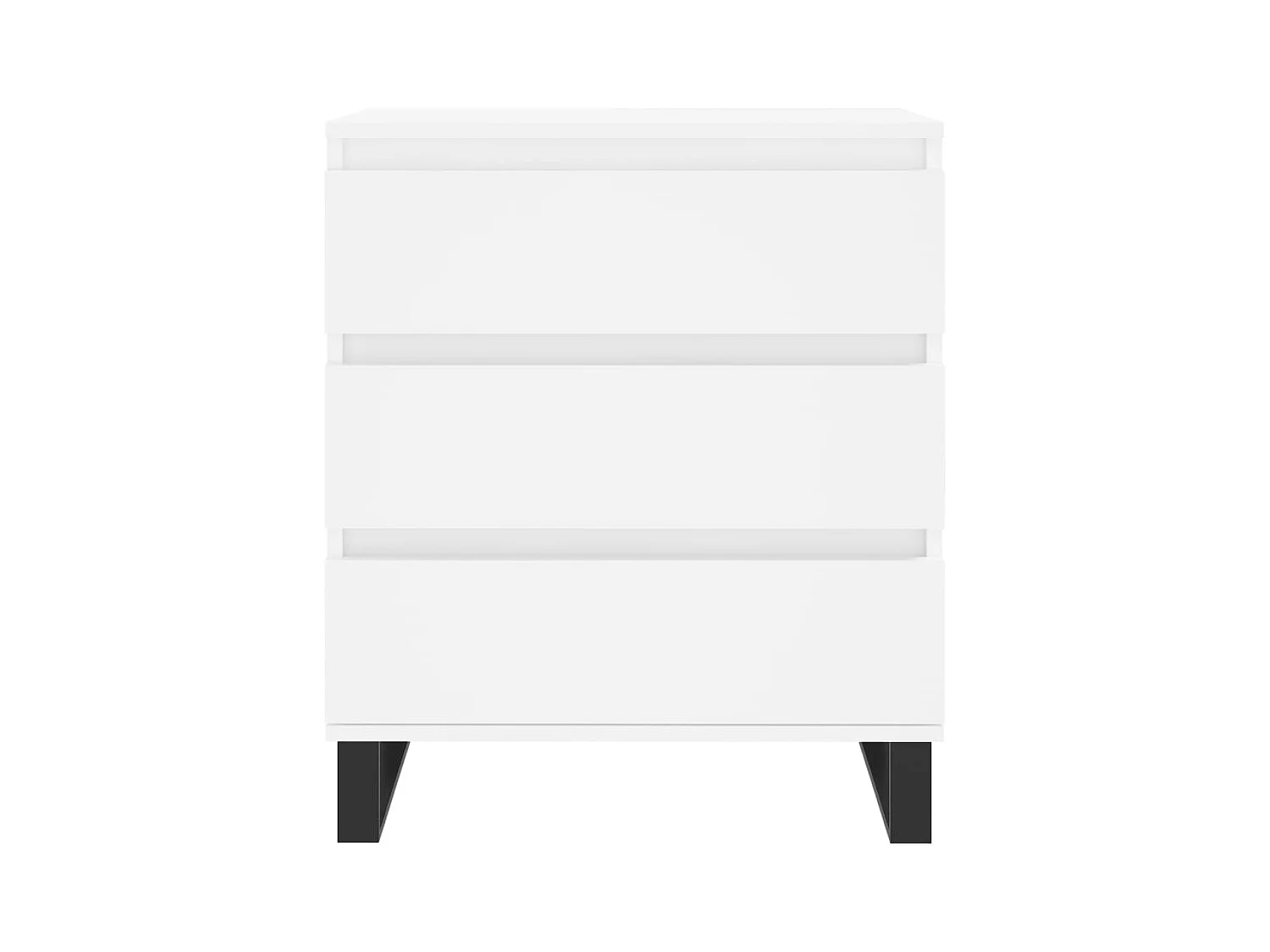 Aparador Blanco 60x35x70 cm Madera de Ingeniería