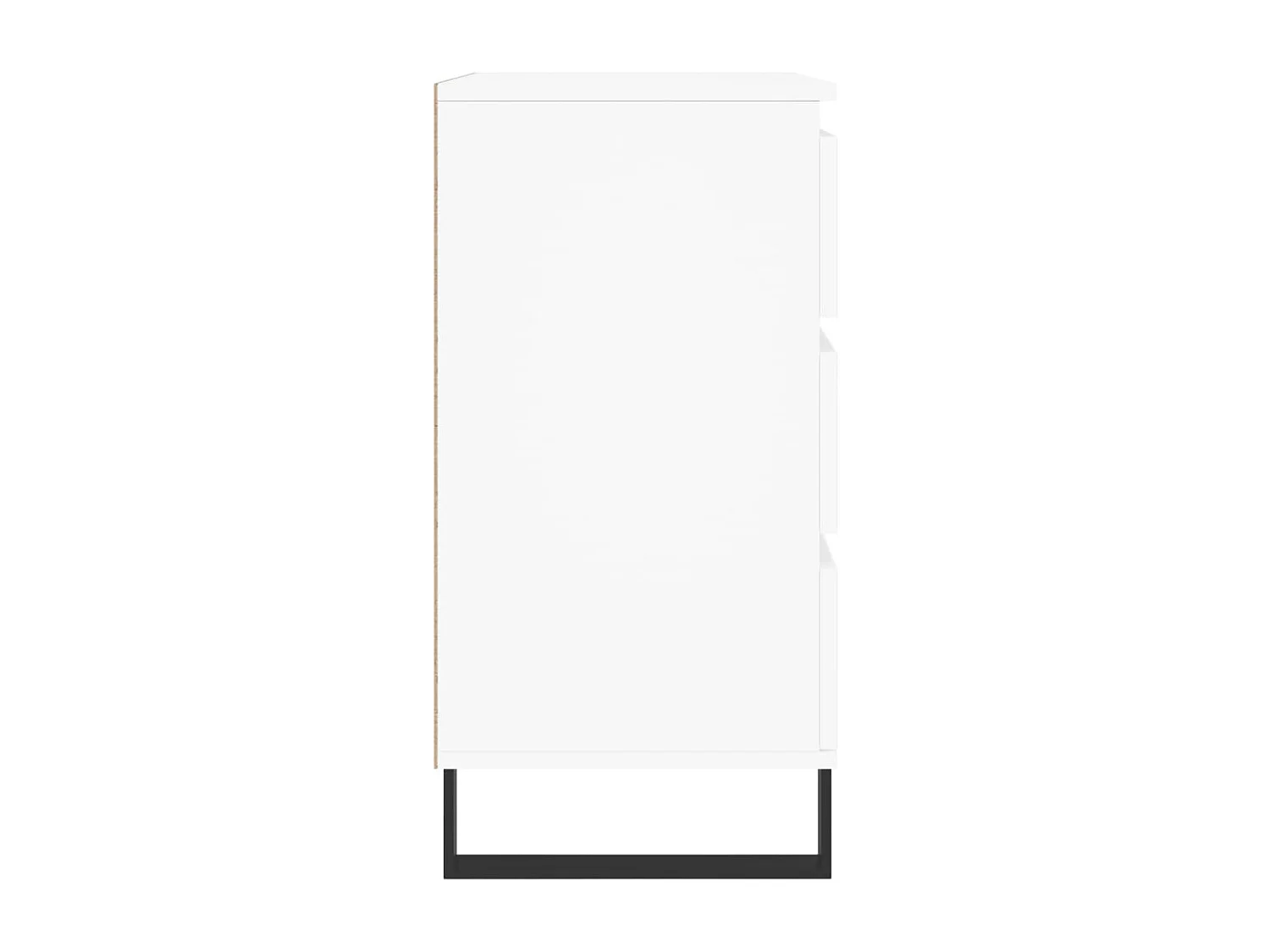 Aparador Blanco 60x35x70 cm Madera de Ingeniería