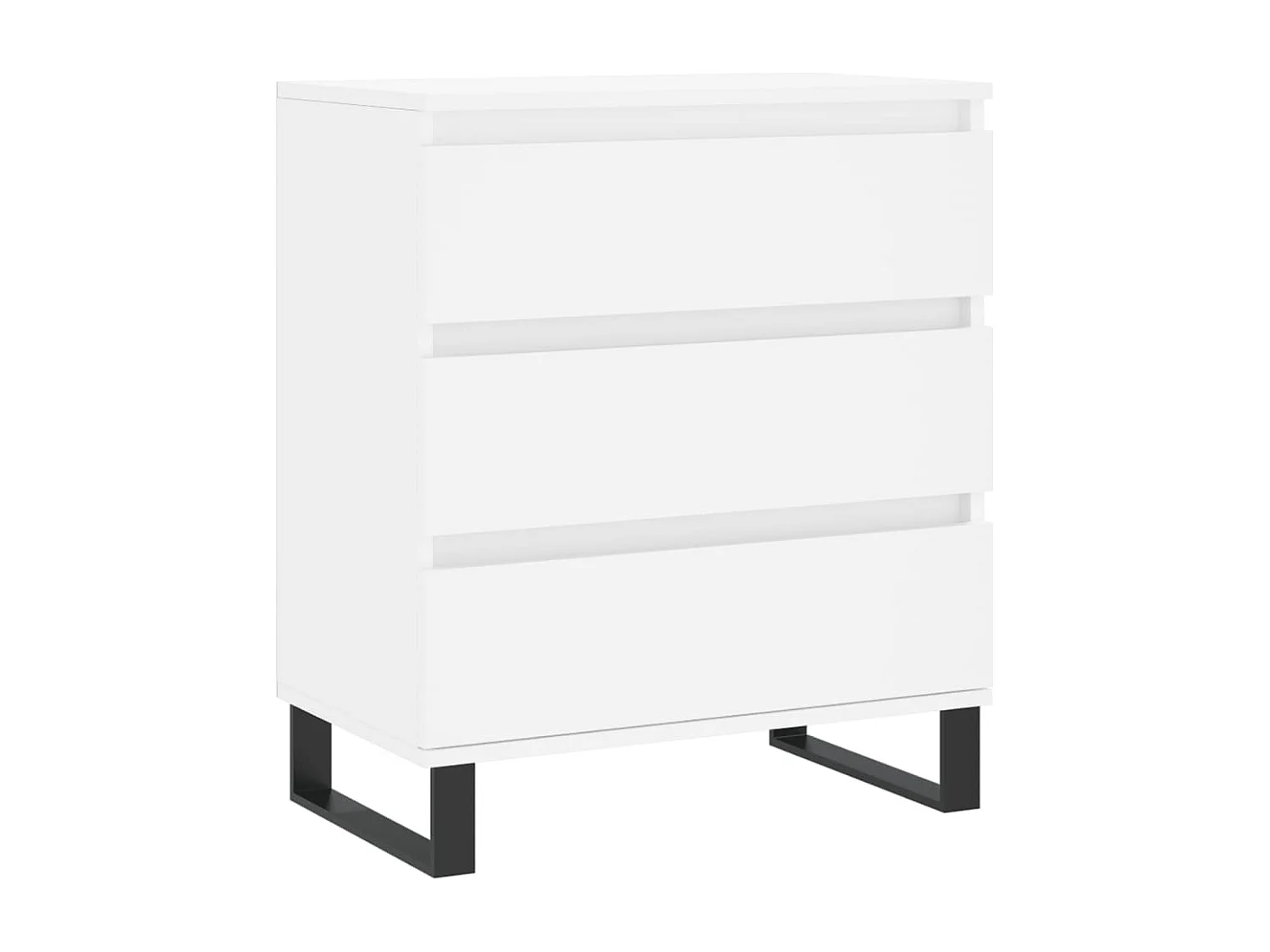 Buffet Blanc 60x35x70 cm Bois d'ingénierie