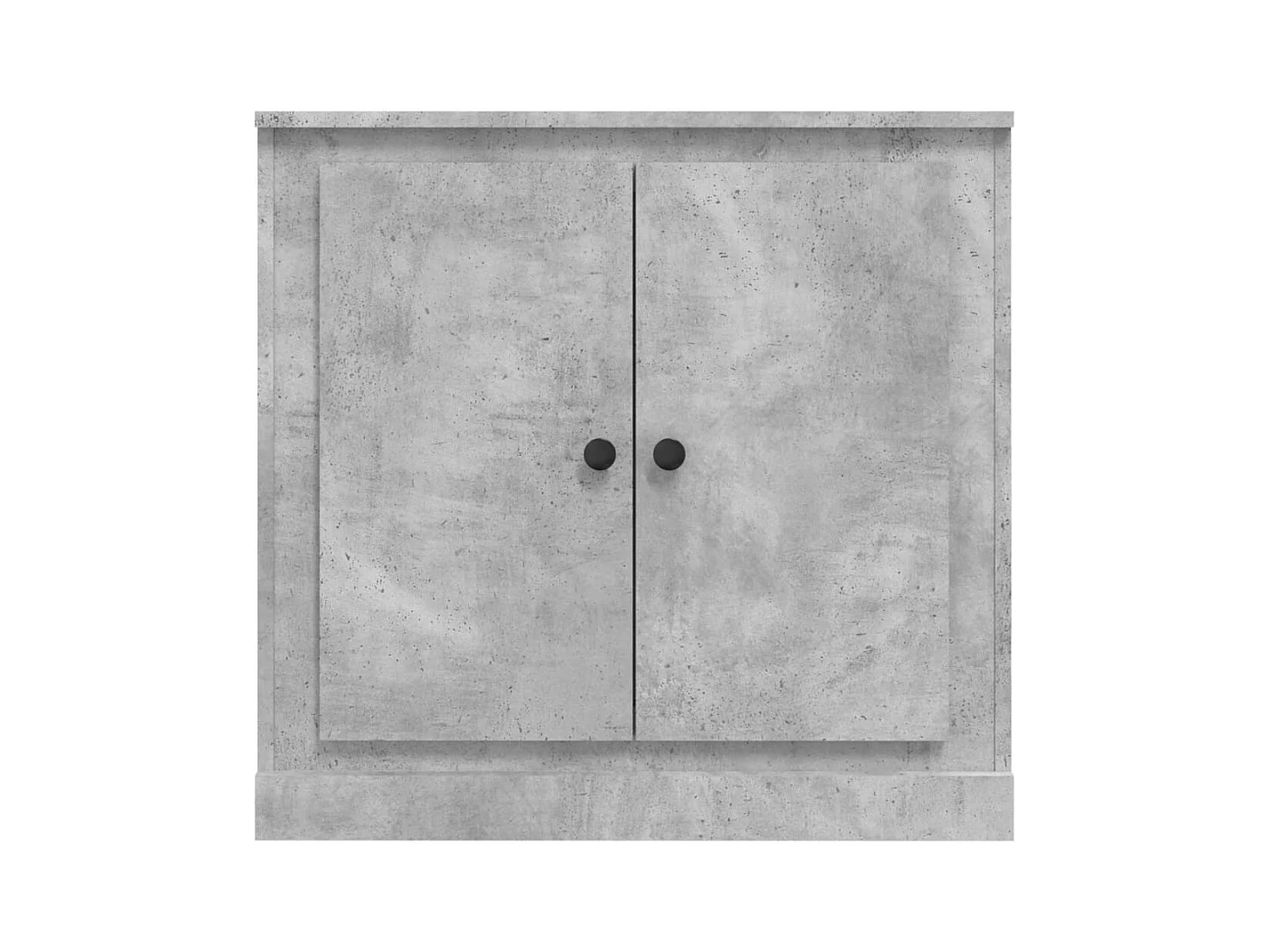 Buffet gris béton 70x35,5x67,5 cm bois d'ingénierie