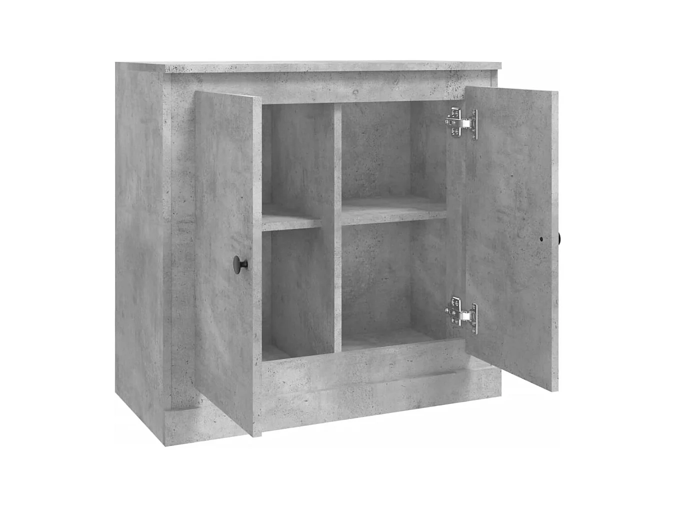 Buffet gris béton 70x35,5x67,5 cm bois d'ingénierie