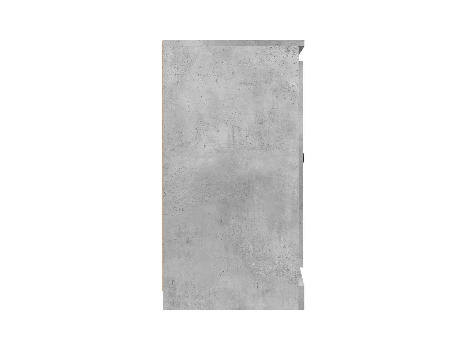 Buffet gris béton 70x35,5x67,5 cm bois d'ingénierie