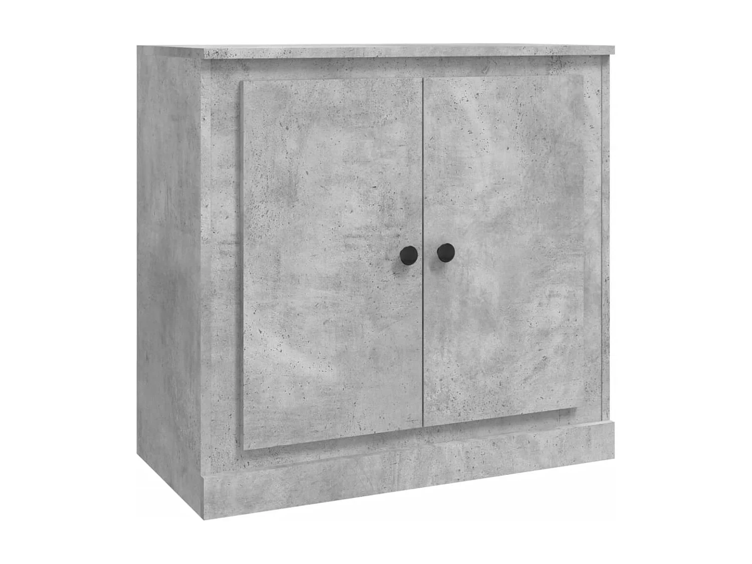 Buffet gris béton 70x35,5x67,5 cm bois d'ingénierie