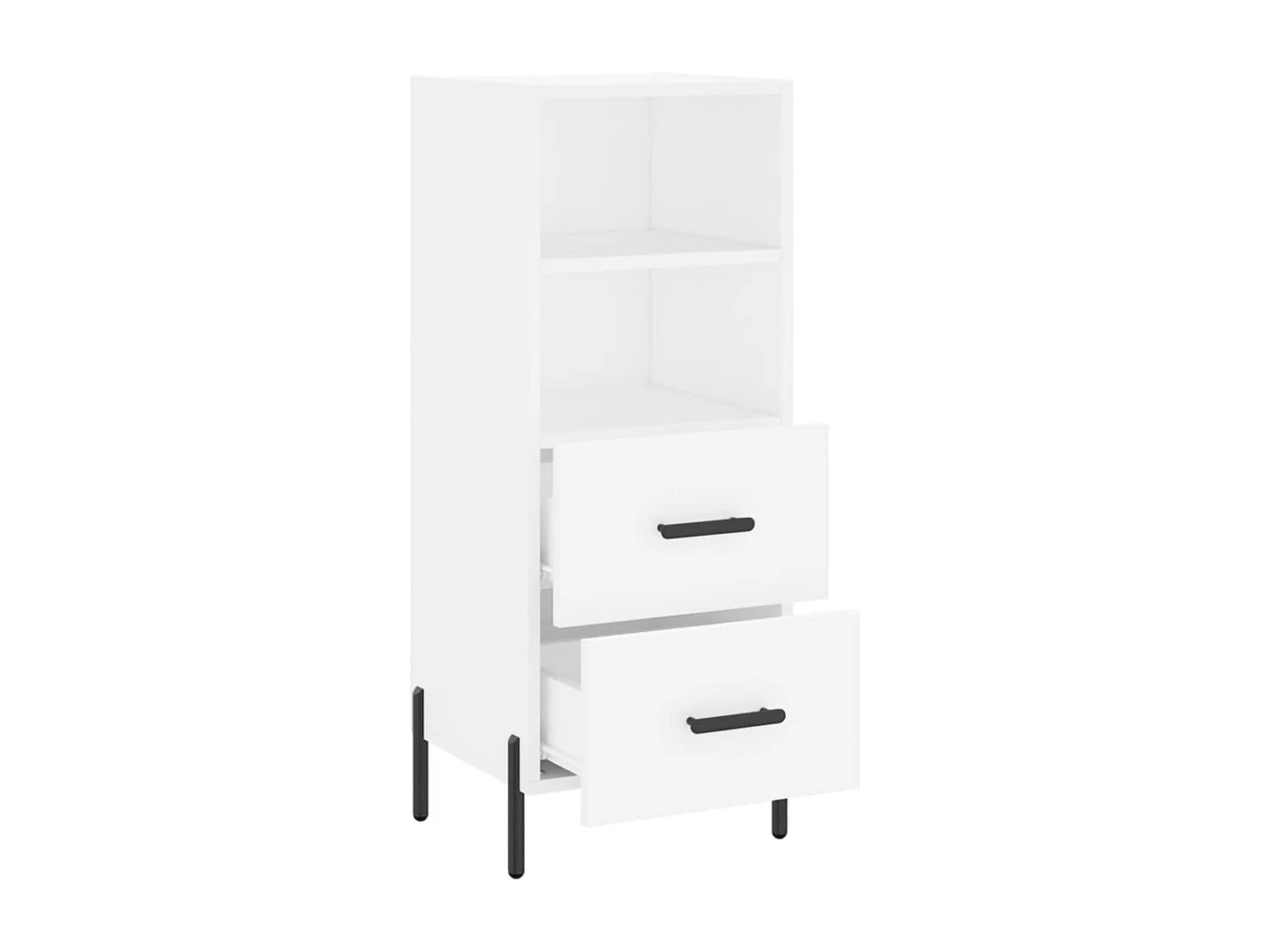 Buffet blanc 34,5x34x90 cm bois d'ingénierie