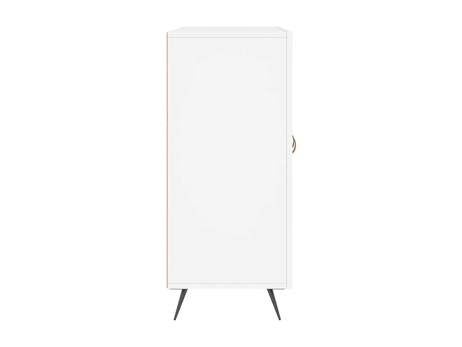 Buffet blanc 90x34x80 cm bois d'ingénierie