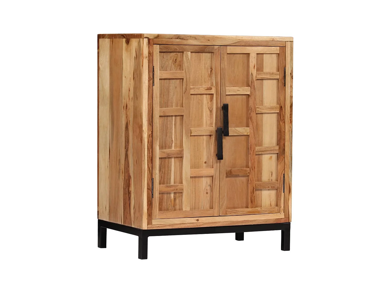 Buffet Bois d'acacia solide 60x35x76 cm Marron