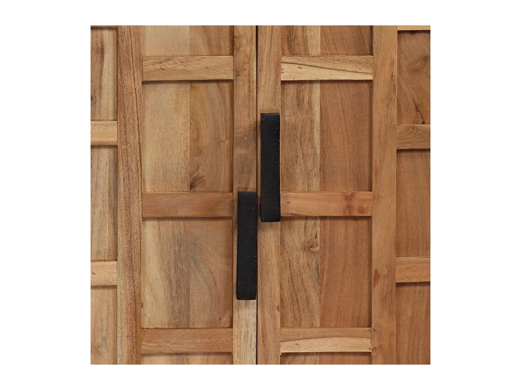 Buffet Bois d'acacia solide 60x35x76 cm Marron