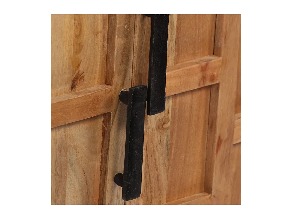 Buffet Bois d'acacia solide 60x35x76 cm Marron