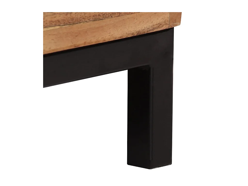 Buffet Bois d'acacia solide 60x35x76 cm Marron