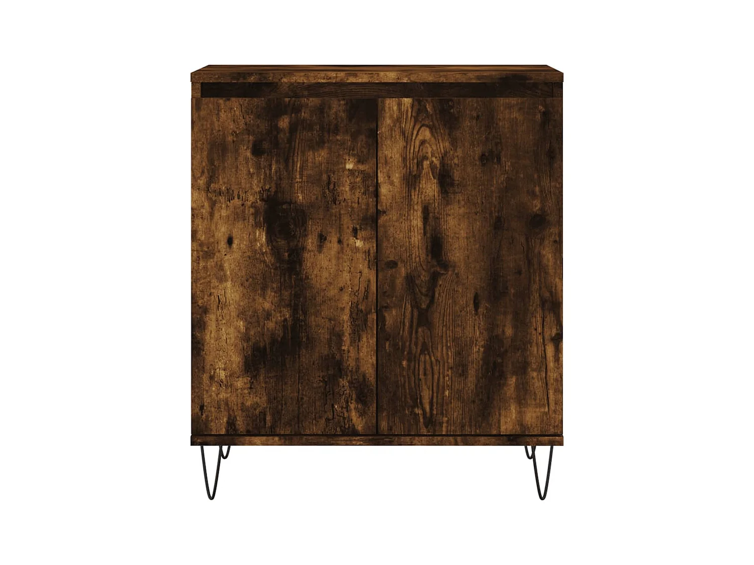 Credenza in rovere affumicato 60x35x70 cm in legno ingegnerizzato