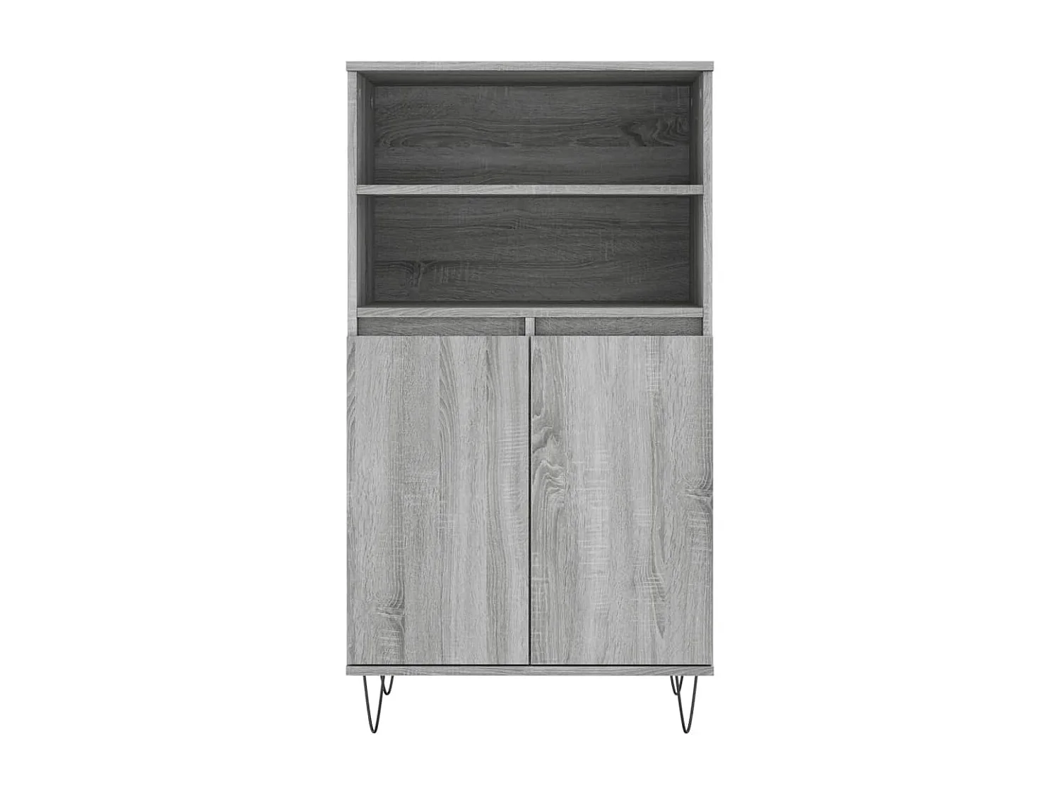 Buffet haut Sonoma gris 60x36x110 cm Bois d'ingénierie