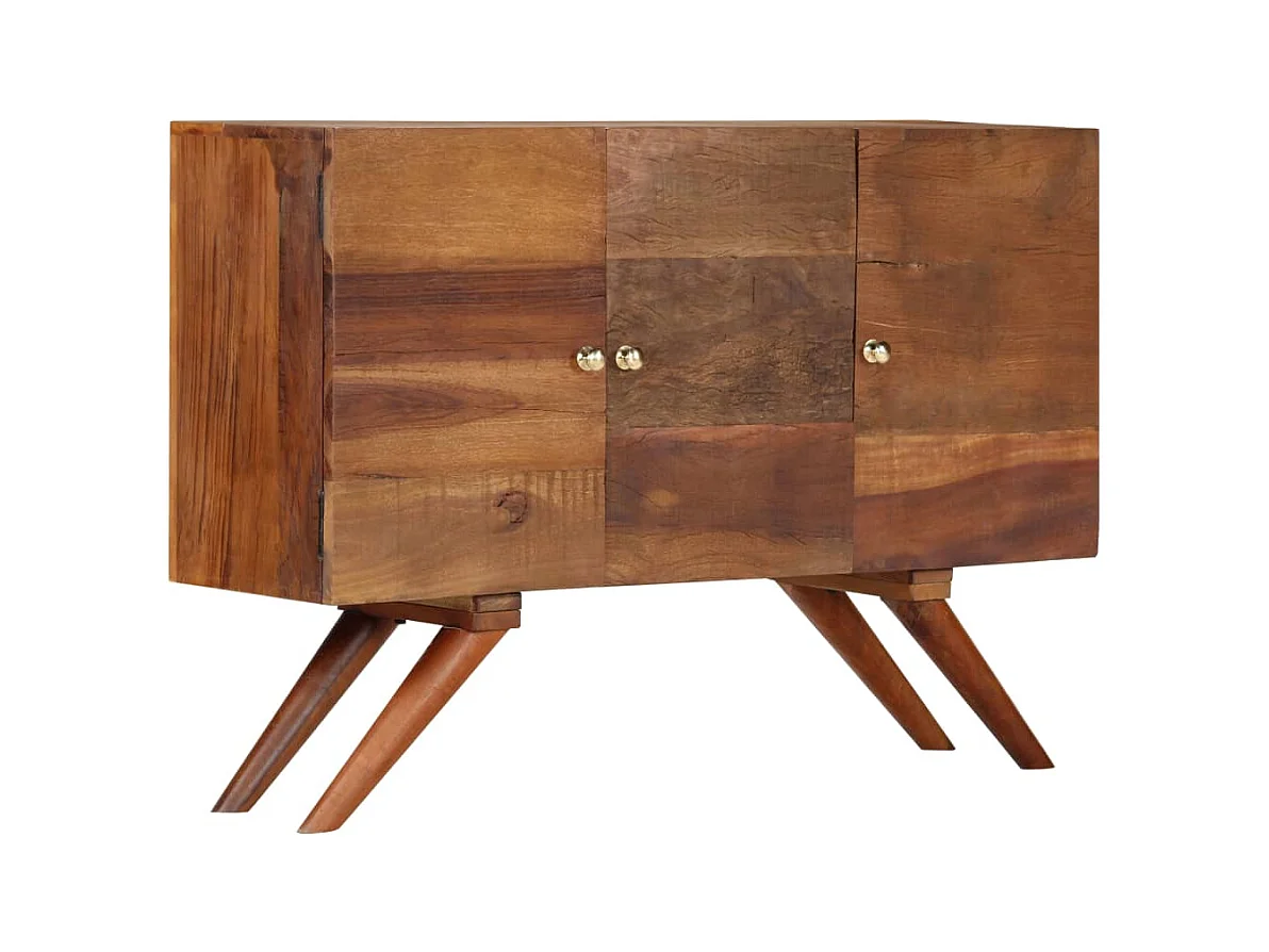 Buffet Bois recyclé massif 110x30x75 cm Marron