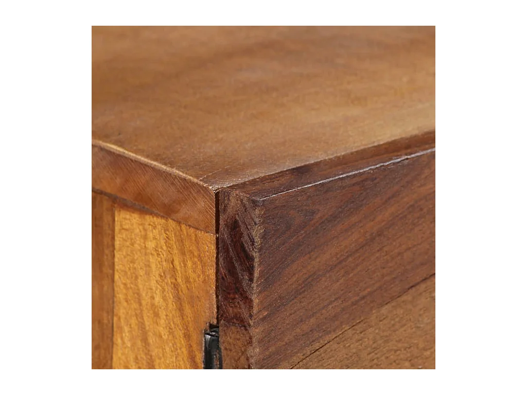 Buffet Bois recyclé massif 110x30x75 cm Marron