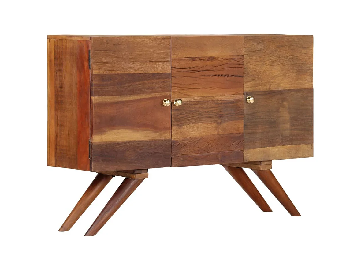 Buffet Bois recyclé massif 110x30x75 cm Marron