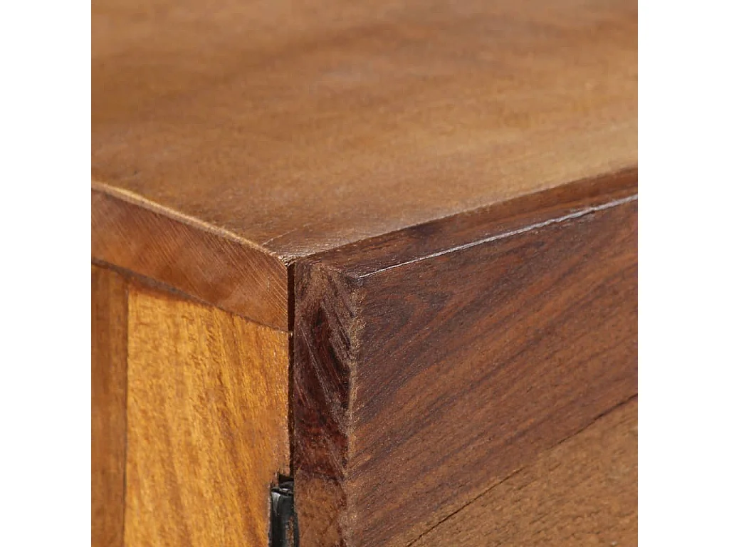 Sideboard aus massivem Recyclingholz, 110 x 30 x 75 cm, Braun