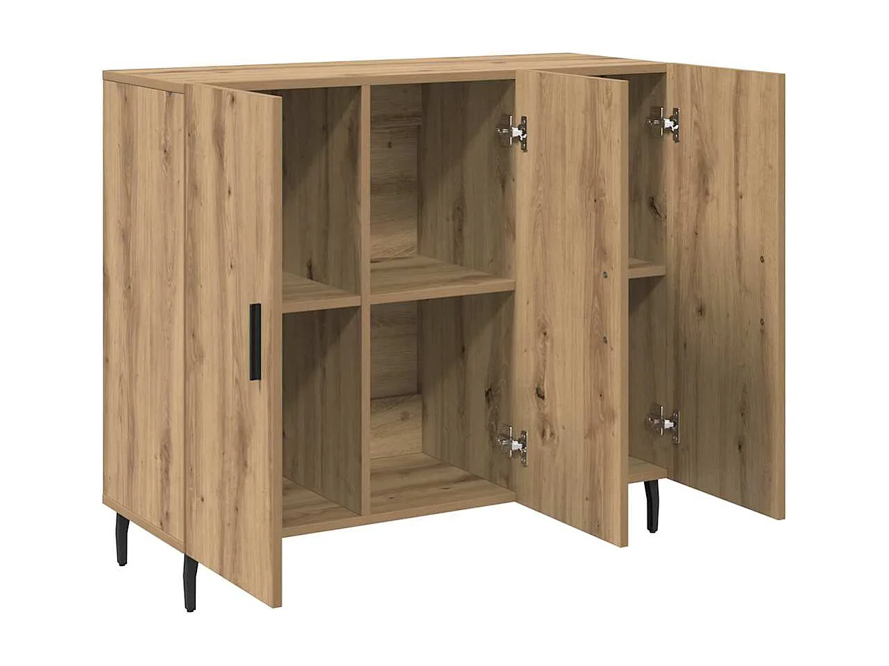 Buffet Marron 90 x 34 x 80 cm Bois d'ingénierie