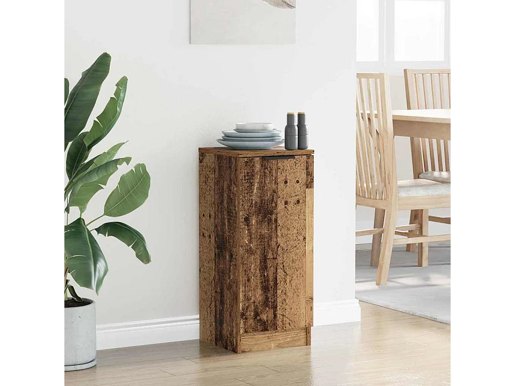 Buffet Bois ancien 30 x 30 x 70 cm Bois d'ingénierie